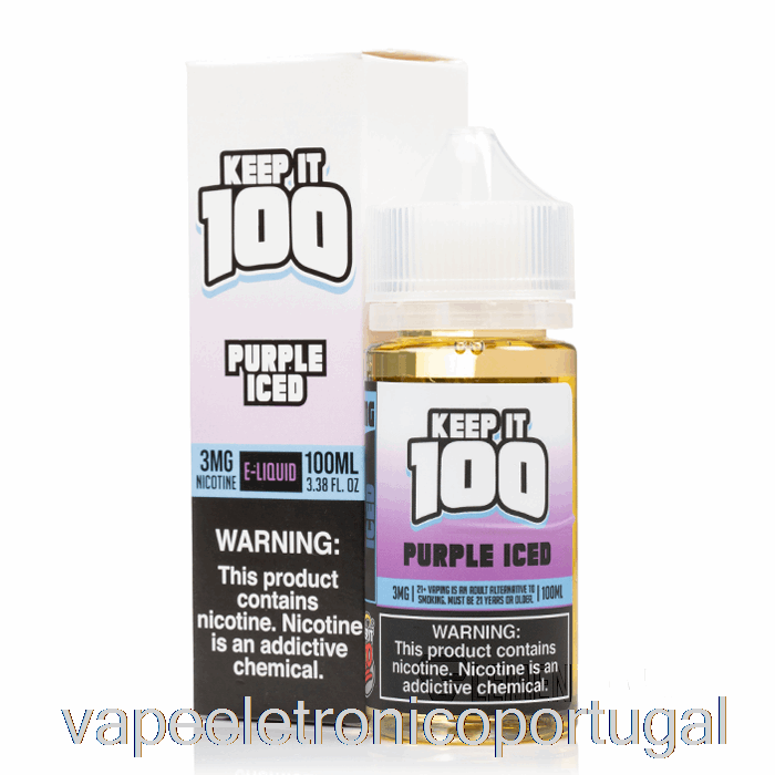 Vape Eletrônico Roxo Gelado - Mantenha 100 - 100ml 6mg